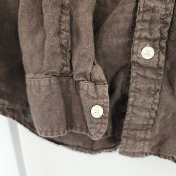 Abercrombie and Fitch Linen Shirt - M - Picture 7 of 9
